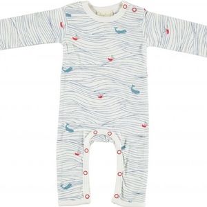 Whale Print Kids One Piece